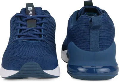 MIKE (N) Men's Sports Shoes | Memory Insole with Air Capsule Brilliance |Lace-Up Running Shoes For Men  (Blue , 9)