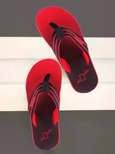 Sparx Men Flip Flops  (Black , 10)