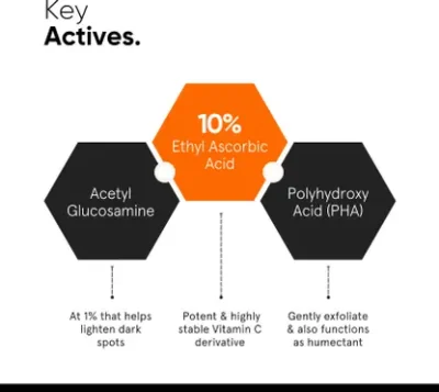 Minimalist Vitamin C serum 10% for Skin Brightening, UV Damage & Glow(Stable Vit C serum)  (10 ml)