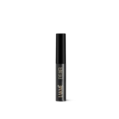 Lakme Absolute Shine Liquid Eye Liner, Black, Long Lasting Shimmery Liner for a Glossy Finish - Smudge Proof Eye Makeup, Does Not Fade, 4.5 ml