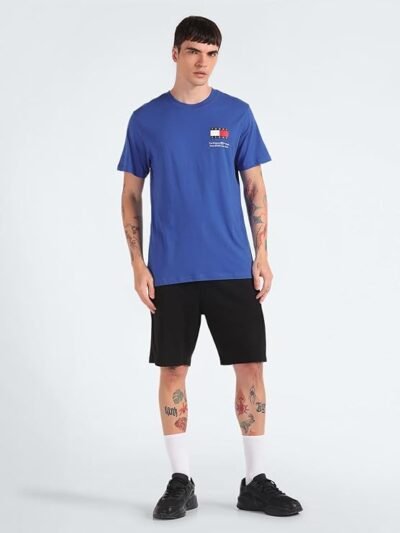 TOMMY HILFIGER Men's Cotton Slim Fit T-Shirt