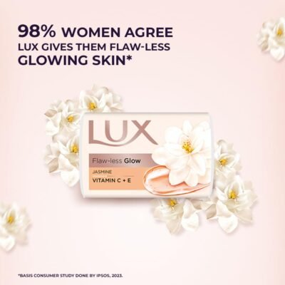 Lux Velvet Glow Jasmine & Vitamin E For Glowing Skin Beauty Soap Mega Pack 3X150 g