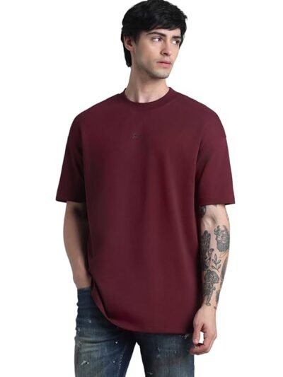 JACK & JONES Men's Solid Classic Fit T-Shirt