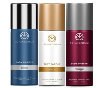 The Man Company Trio Body Perfume for Men | Blanc, Bleu, Rouge Deodorant Set