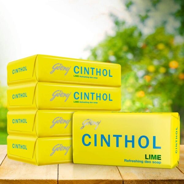 Cinthol Lime Bath Soap - 100g (Pack of 5) - Image 4