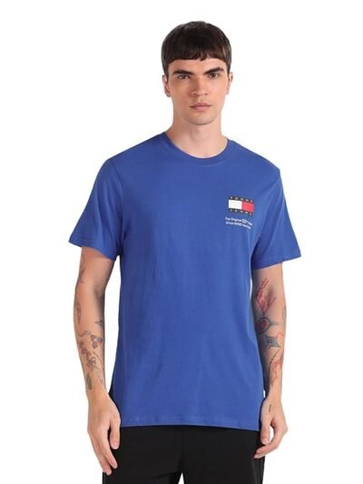 TOMMY HILFIGER Men's Cotton Slim Fit T-Shirt