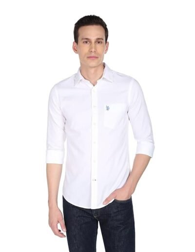 U.S. POLO ASSN. Men's Cotton Regular Fit Shirt