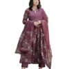 61IhrjrcrLL._SX569_ Alvami Women Anarkali Kurta and Pant Set with Dupatta