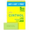 61LbZX0h3bL._SL1500_ Cinthol Lime Bath Soap - 100g (Pack of 5)