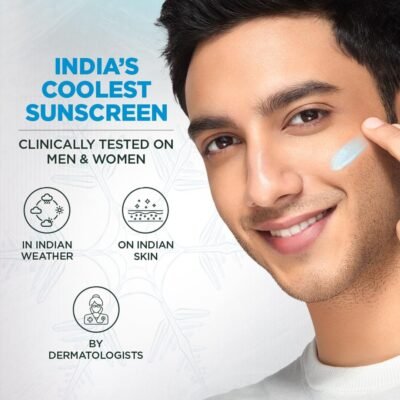 Garnier Super UV Cooling Watergel Sunscreen SPF 50 PA++++ | Instant Cooling & 8-hr freshness |Lightweight gel |No white cast |Suitable for oily dry...