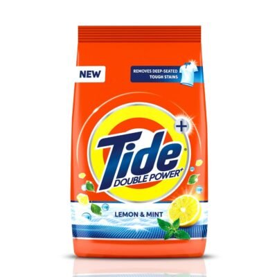 Tide Plus Detergent Washing Powder with double Power Lemon and Mint Pack - 1 kg