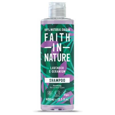 Faith In Nature Lavender & Geranium Soothing Shampoo Normal To Dry Hair 400ml