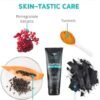 BOMBAY SHAVING COMPANY Chacoal Face Wash-100g Charcoal face Scrub-100g Combo (2 Items in the set)