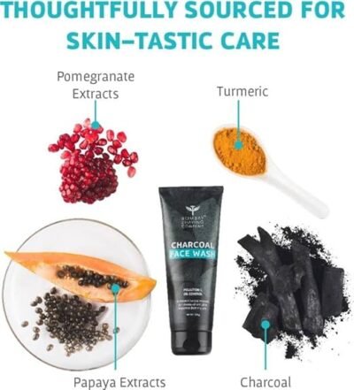 BOMBAY SHAVING COMPANY Chacoal Face Wash-100g Charcoal face Scrub-100g Combo (2 Items in the set)
