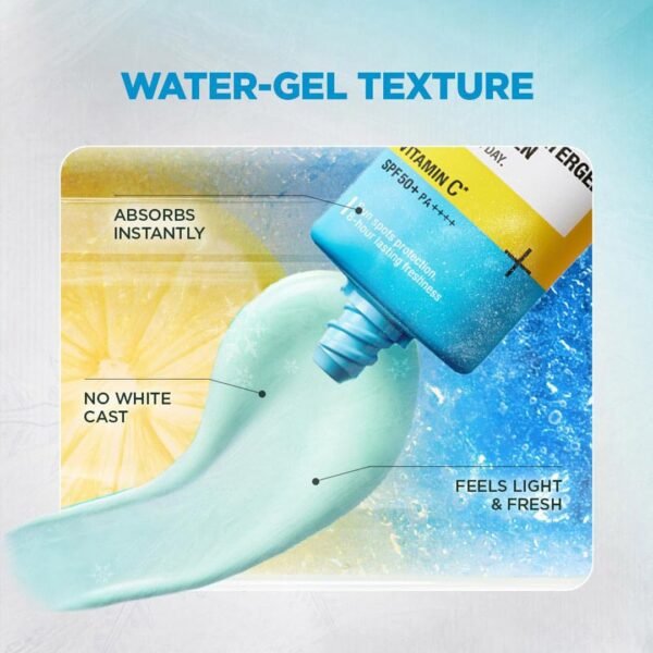 Garnier Super UV Cooling Watergel Sunscreen SPF 50 PA++++ | Instant Cooling & 8-hr freshness |Lightweight gel |No white cast |Suitable for oily dry... - Image 3