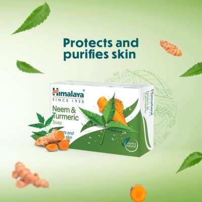 Himalaya Herbals Neem and Turmeric Soap, 125gm (Pack of 4)