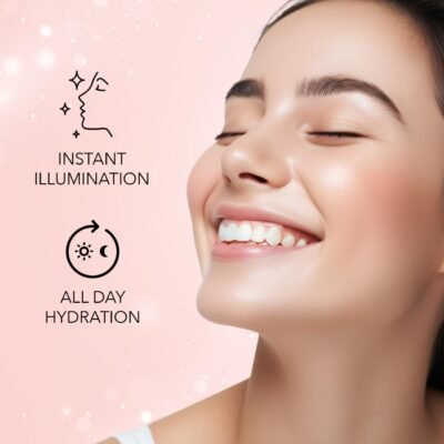 FACESCANADA Strobe Cream - Rose Gold, 30Ml | Primer + Highlighter + Moisturizer