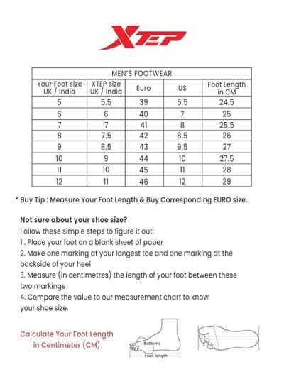 XTEP Mens Men Skateboard Sports Shoes Sneaker