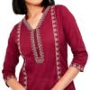 Max Women's Cotton Blend Floral Regular Kurta