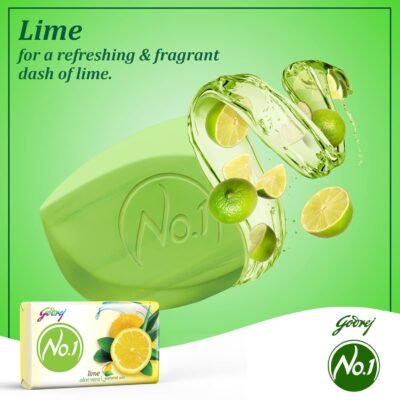Godrej No.1 Lime & Aloe Vera (150g), Pack of 9