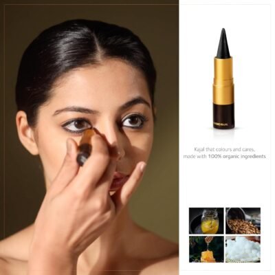 SoulTree Ayurvedic Kajal | Pure Black 011 | Black Shade