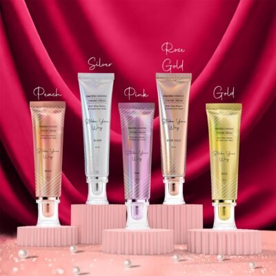 FACESCANADA Strobe Cream - Rose Gold, 30Ml | Primer + Highlighter + Moisturizer