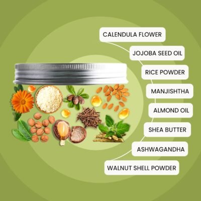 WildOak Korean Rice Face Scrub | Glass Skin & De-Tan | Boosts Collagen Naturally |