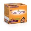 Santoor Skin Moisturizing Sandal & Turmeric Bathing Soap with Nourishing & Anti-Aging Properties