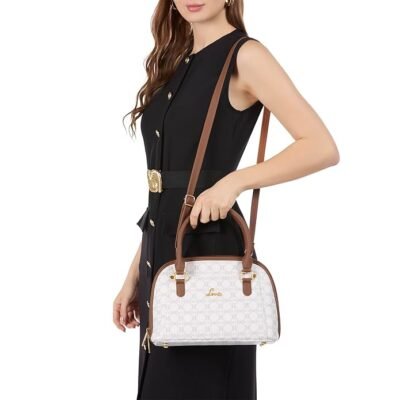 Lavie Women's Fella 3C Dome Satchel Handbag for Women | Satchel Bag for Work | Ladies purse | Stylish Shoulder Bag | Gift For Women