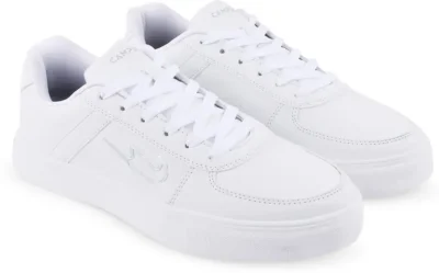 CAMP CLINT Sneakers For Men  (White , 9)