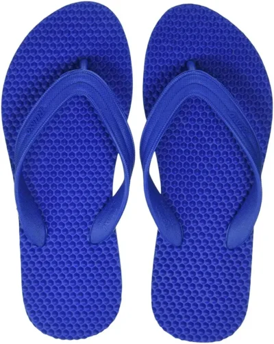 Men Slippers  (Blue , 7) pack of 2