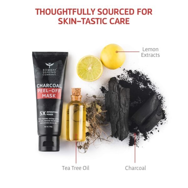 Bombay Shaving Company Activated Charcoal Peel Off Mask - Image 4