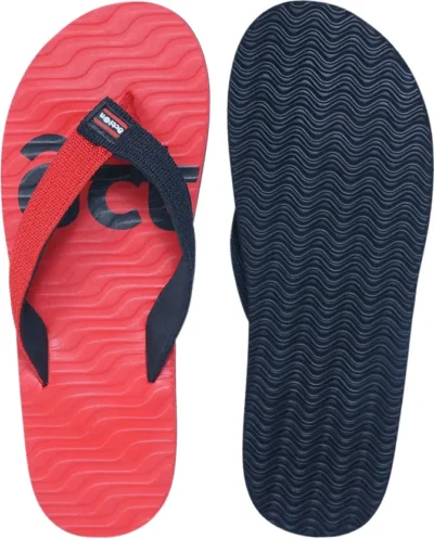 Men Flip Flops  (Red , 7)