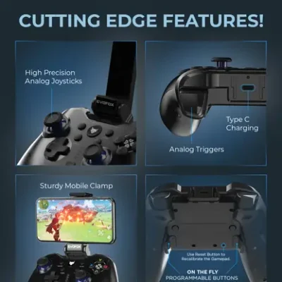 EVOFOX Go Wireless Bluetooth Gamepad