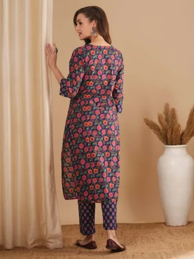 Women Pure Cotton Kurta Pant Set