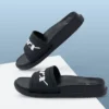 Men Slides  (Black , 6)