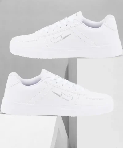 CAMP CLINT Sneakers For Men  (White , 9)