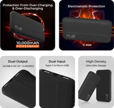 PLAY 10000 mAh 12 W Power Bank