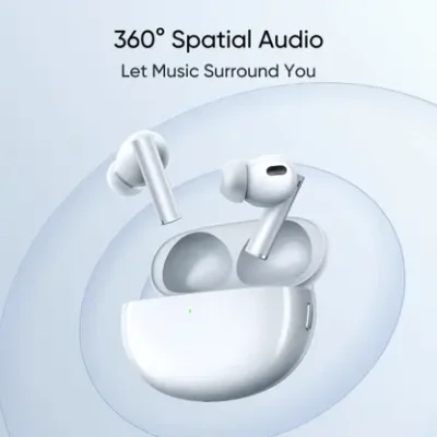 realme Buds Air 6 Pro with 50dB ANC, 360 Spatial Audio and upto 40 hours Playback Bluetooth  (Titanium Twilight, True Wireless)