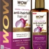 WOW SKIN SCIENCE Onion Oil - Black Seed Onion Hair Oil - WITH COMB APPLICATOR - Controls Hair Fall - NO Mineral Oil, Silicones, Cooking Oil & Synthetic Fragrance - 200 ml Hair Oil  (200 ml)