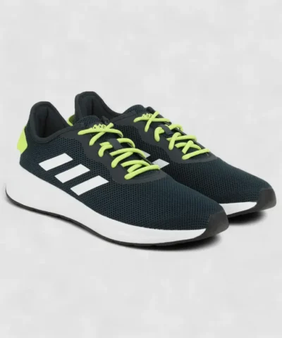 Fluo M Running Shoes For Men  (Dark Blue, Green , 9)