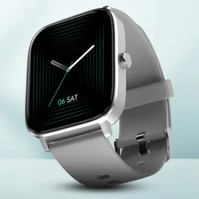 Noise Colorfit Icon 2 1.8'' Display with Bluetooth Calling, AI Voice Assistant Smartwatch  (Silver Grey Strap, Regular)