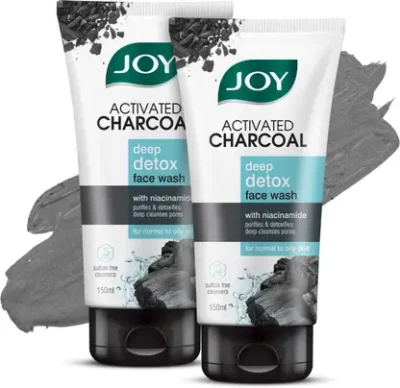 Joy Skin Purifying & Deep Detox Activated Charcoal Face Wash  (300 ml)