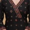 xl-pw600-purshottam-wala-original-imah6s4egzsxuswq Women Floral Print Viscose Rayon Straight Kurta (Black)