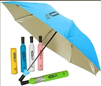 Fixoria Wine Bottle Umbrella - Portable & Protective
