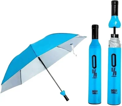 Fixoria Wine Bottle Umbrella - Portable & Protective