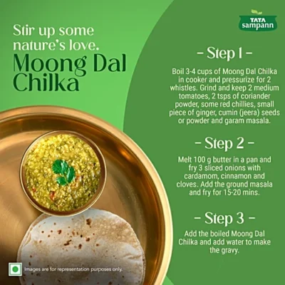 Tata Sampann Unpolished Moong Dal Chilka