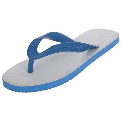 Lakhani Unisex-adult's White & Blue House Slippers - 10 UK