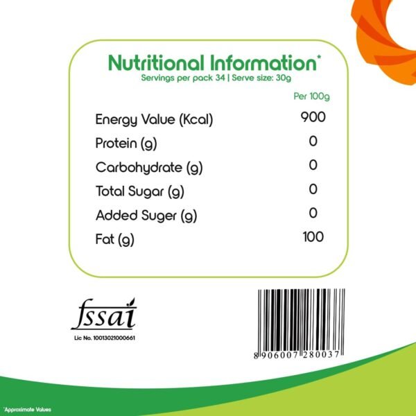 Fortune Refined Soybean Oil – 870gm Pouch - Image 2