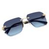 Dervin UV Protected Square Rimless Sunglasses for Men and Women